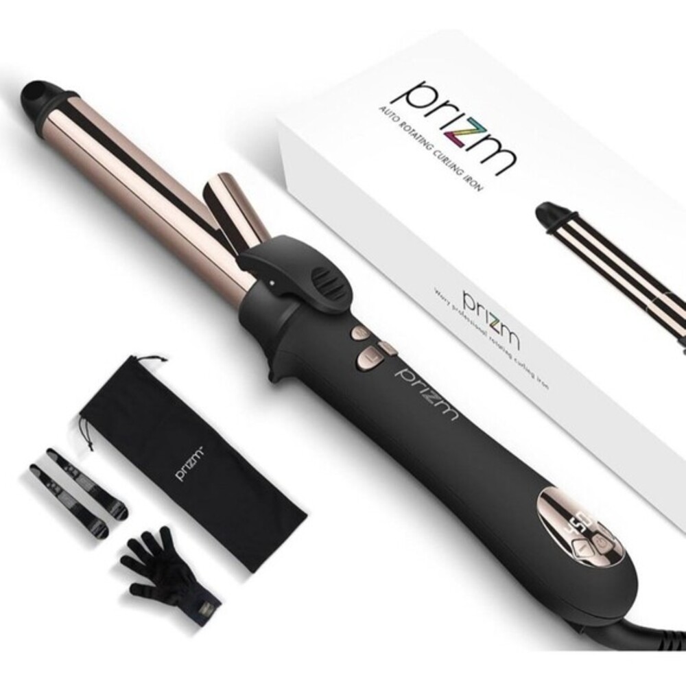 Prizm 1” Professional Rotating Curling Iron Nano‎ Titanium Auto Spin